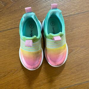 Cat & Jack Rainbow Sneakers size 7